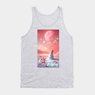 Winter wishes: Enchanting Snowman Christmas Tee Tank Top